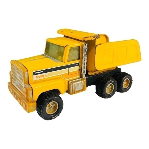 NYLINT Dump Truck Yellow Made In‎ Korea Vintage - Picture 1 of 7